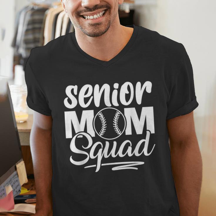 Senior Mom Squad Baseball Class Of 2023 Graduation Men's V-Neck T-Shirt