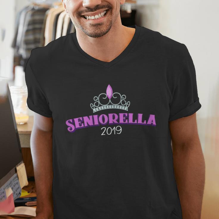 Seniorella 2019 Shirt Senior Class Graduation Men's V-Neck T-Shirt