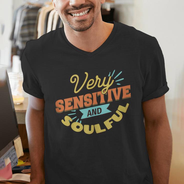 Very Sensitive And Soulful Introvert Men's V-Neck T-Shirt