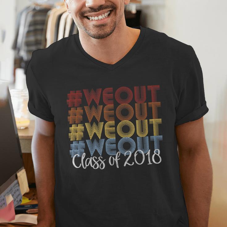 We Out Shirt Graduation For Her Him Class Of 2018 Men's V-Neck T-Shirt