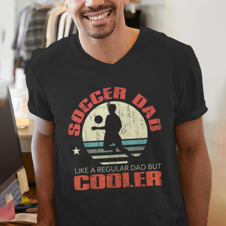 Soccer Dad Player Fan Best For Men Men's V-Neck T-Shirt