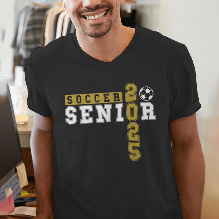 Soccer Senior Night Soccer Senior 2025 Graduation 11 Men's V-Neck T-Shirt