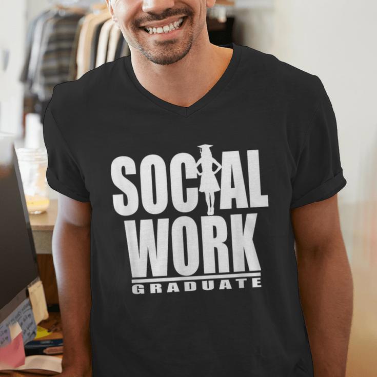 Social Work Graduate TShirt College Graduation Men's V-Neck T-Shirt