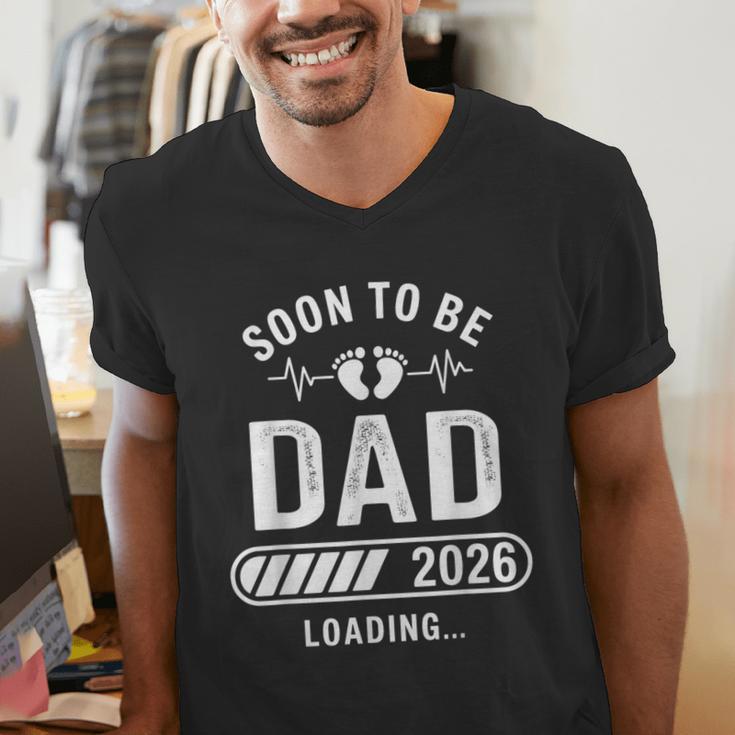 Soon To Be Dad 2026 Loading Men's V-Neck T-Shirt
