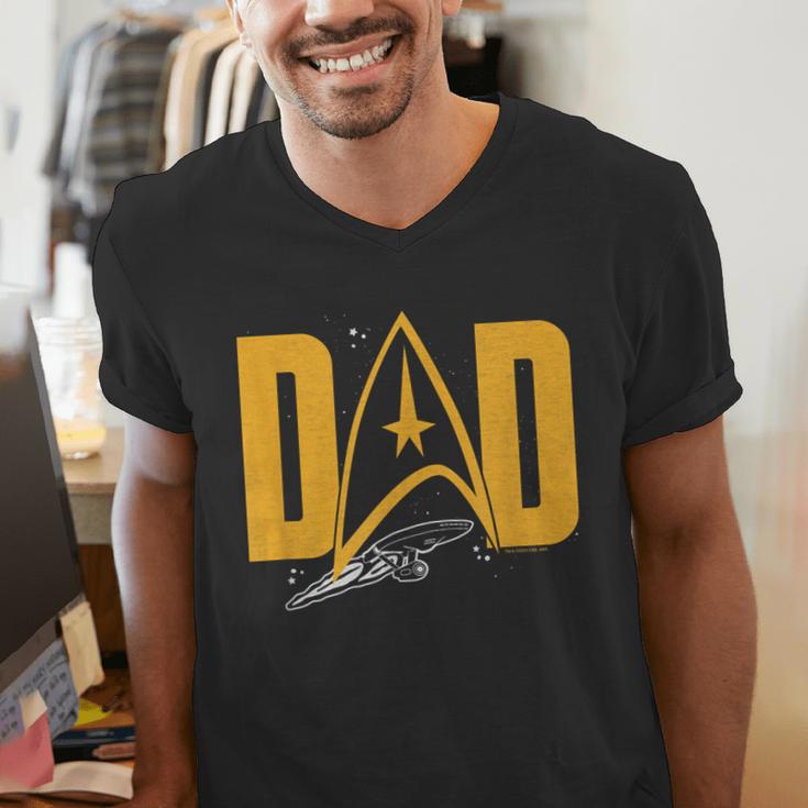 Star Trek Starfleet Dad Men's V-Neck T-Shirt