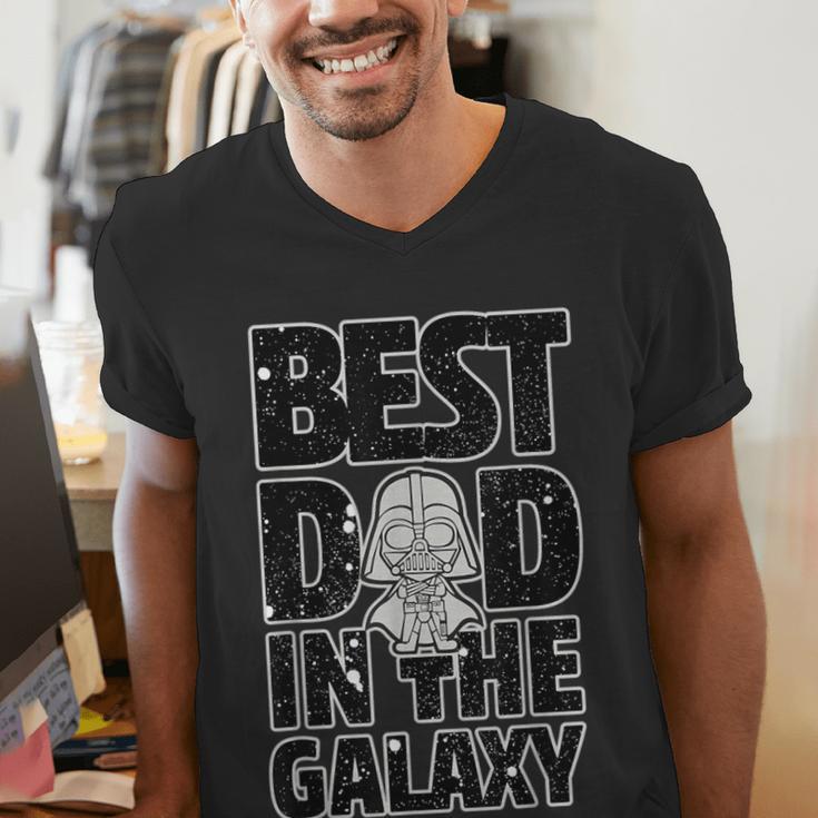 Star Wars Best Dad In The Galaxy Darth Vader Men's V-Neck T-Shirt