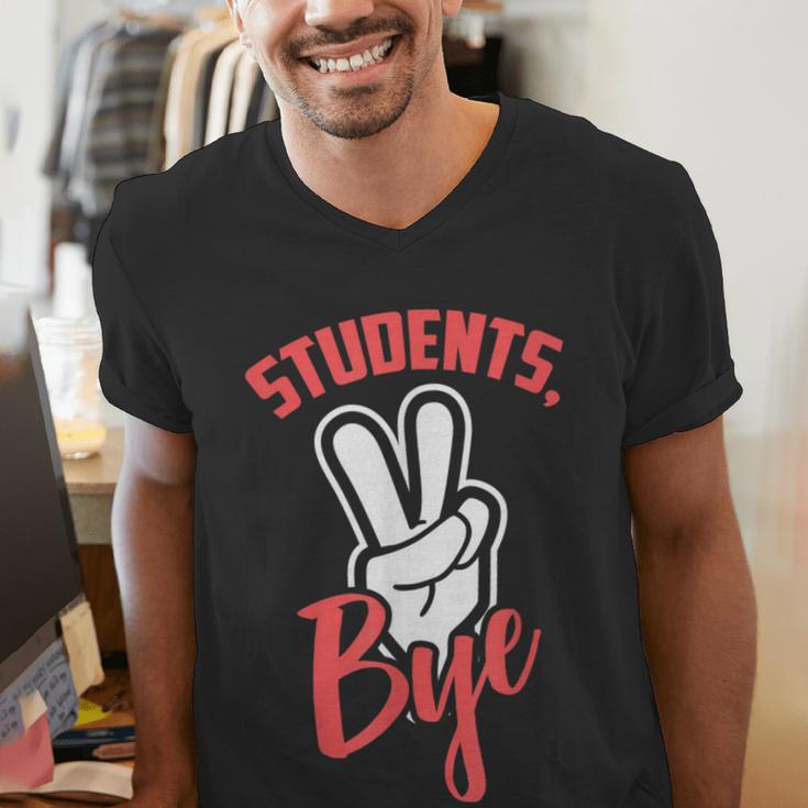Students Bye Shirt Last Day Of School Graduation 2019 Men's V-Neck T-Shirt