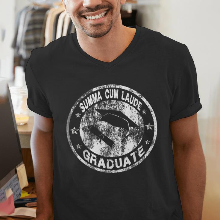 Summa Cum Laude Graduate GraduationShirt Men Women Men's V-Neck T-Shirt