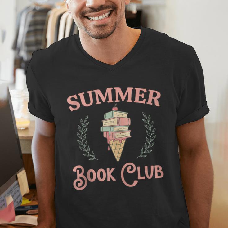 Summer Book Club Men's V-Neck T-Shirt Summer Book Club Men's V-Neck T-Shirt