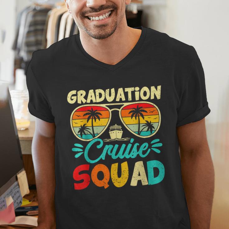 Summer Vacation Graduation Cruise Squad 2026 Matching Men's V-Neck T-Shirt