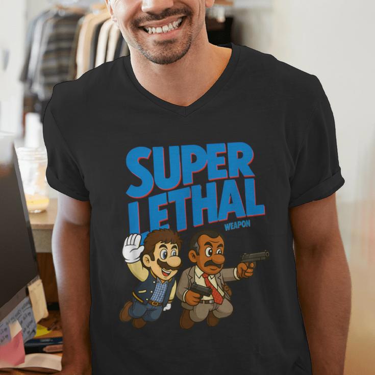 Super Lethal Cute Nostalgia Men's V-Neck T-Shirt Super Lethal Cute Nostalgia Men's V-Neck T-Shirt