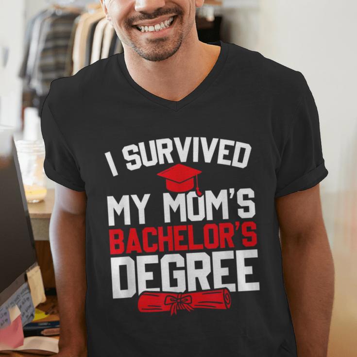 I Survived My Mom's Bachelor's Degree Graduation Men's V-Neck T-Shirt