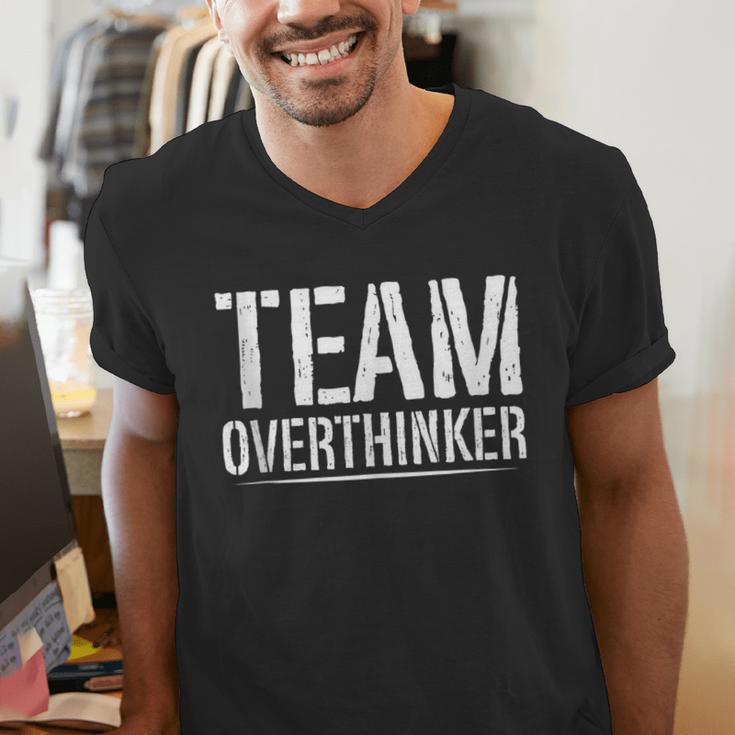 Team Overthinker Introvert Men's V-Neck T-Shirt Team Overthinker Introvert Men's V-Neck T-Shirt