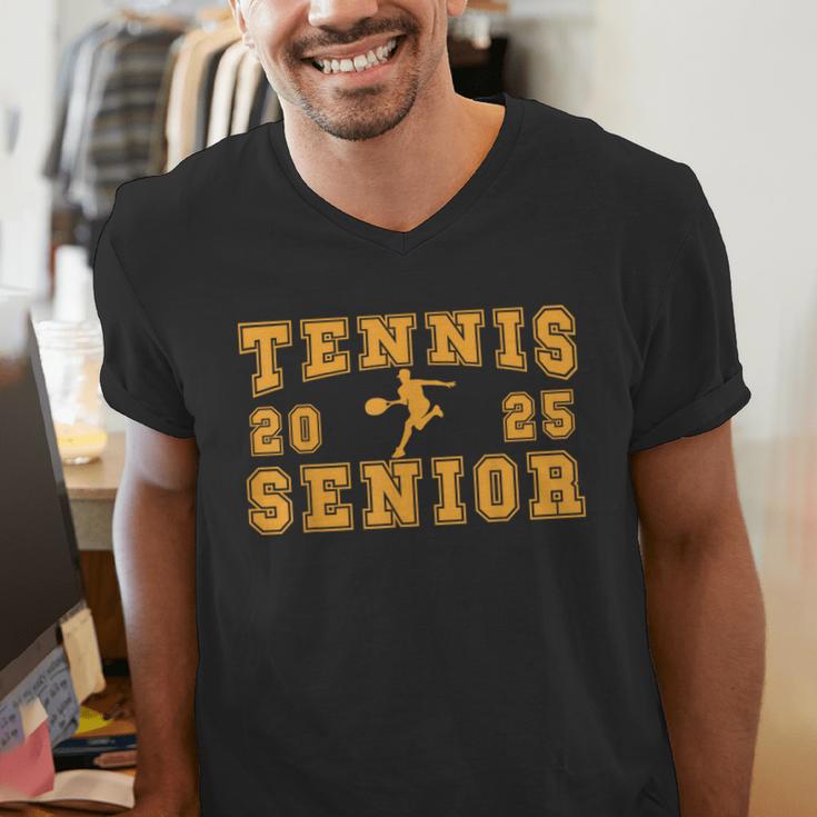 Tennis Senior Night Tennis Senior 2025 Graduation 11 Men's V-Neck T-Shirt