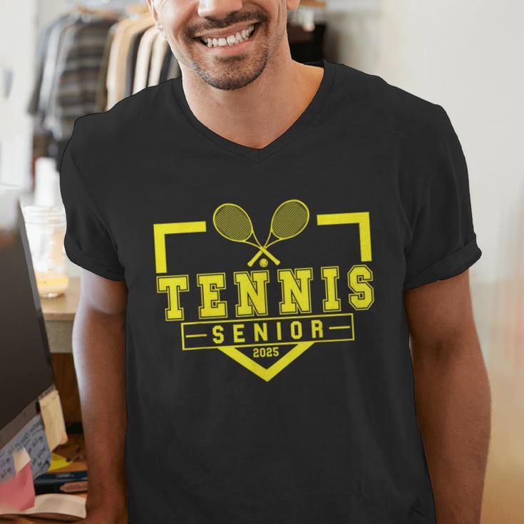 Tennis Senior Night Tennis Senior 2025 Graduation 20 Men's V-Neck T-Shirt