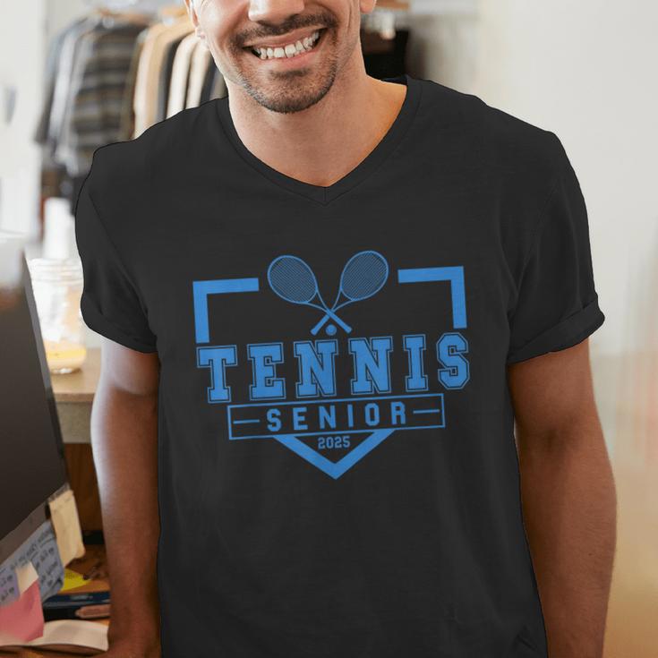 Tennis Senior Night Tennis Senior 2025 Graduation 40 Men's V-Neck T-Shirt
