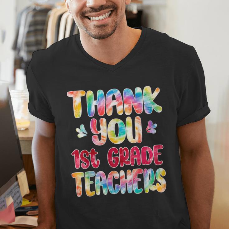 Thank You 1st Grade Teachers Graduation Last Day Of School Men's V-Neck T-Shirt
