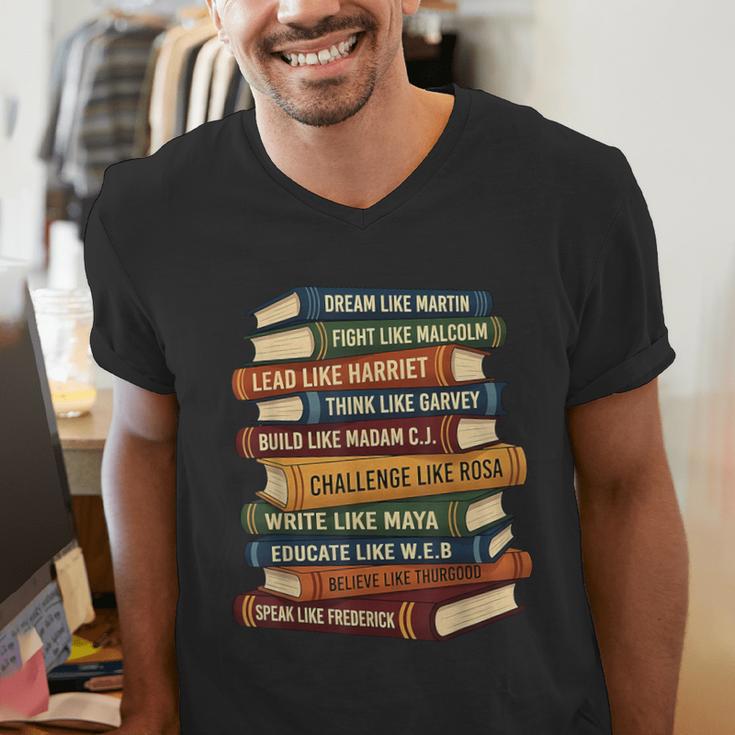 History Month Dream Like Martin Books Men Women Kids Men's V-Neck T-Shirt