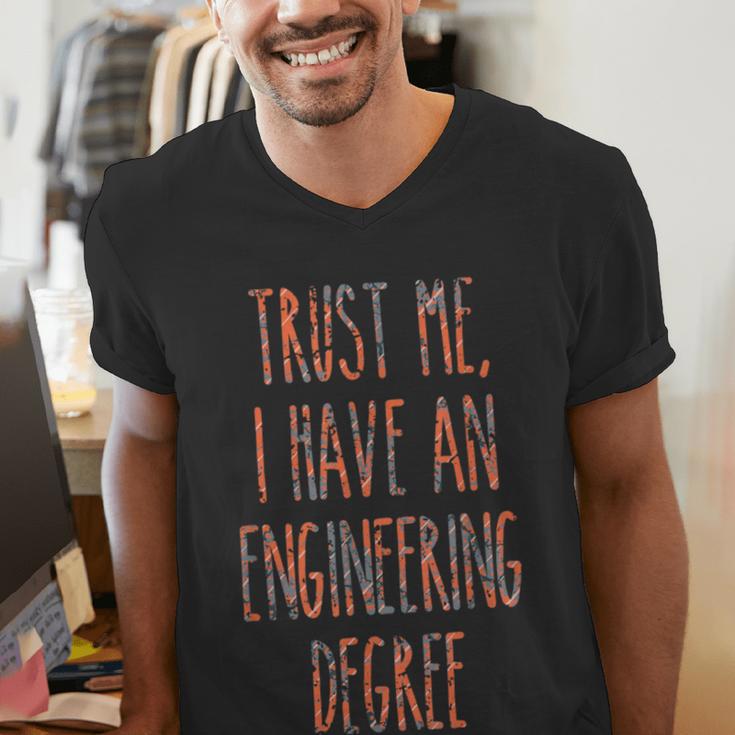 Trust Me I Have An Engineering Degree Graduation Men's V-Neck T-Shirt