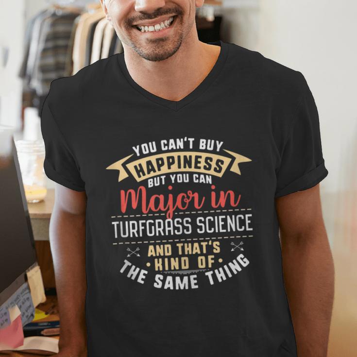 Turfgrass Science Major Student Shirt Graduation Men's V-Neck T-Shirt