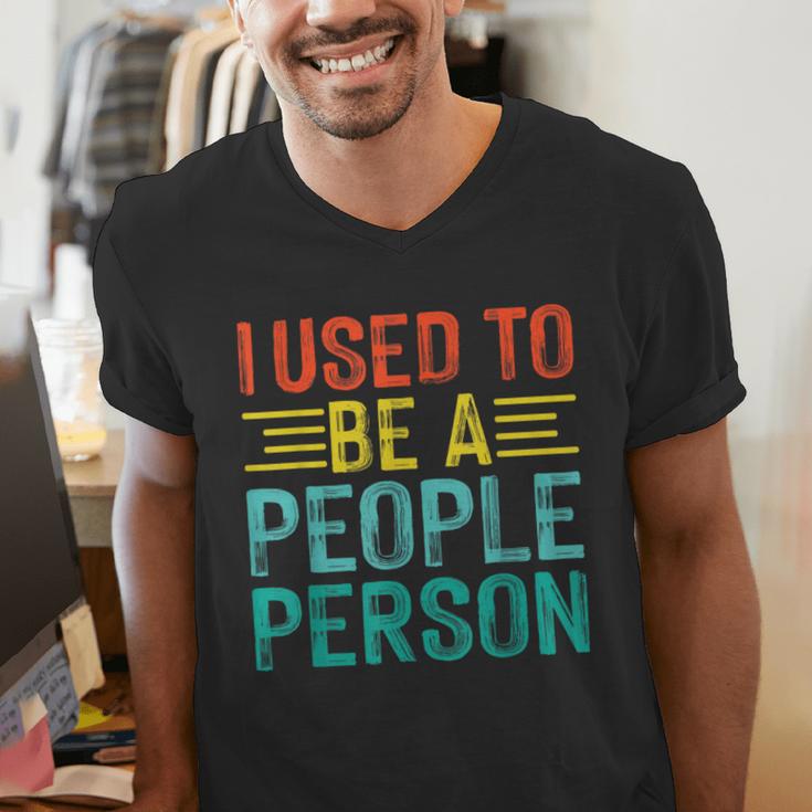 I Used To Be A People Person I Introvert Men's V-Neck T-Shirt I Used To Be A People Person I Introvert Men's V-Neck T-Shirt