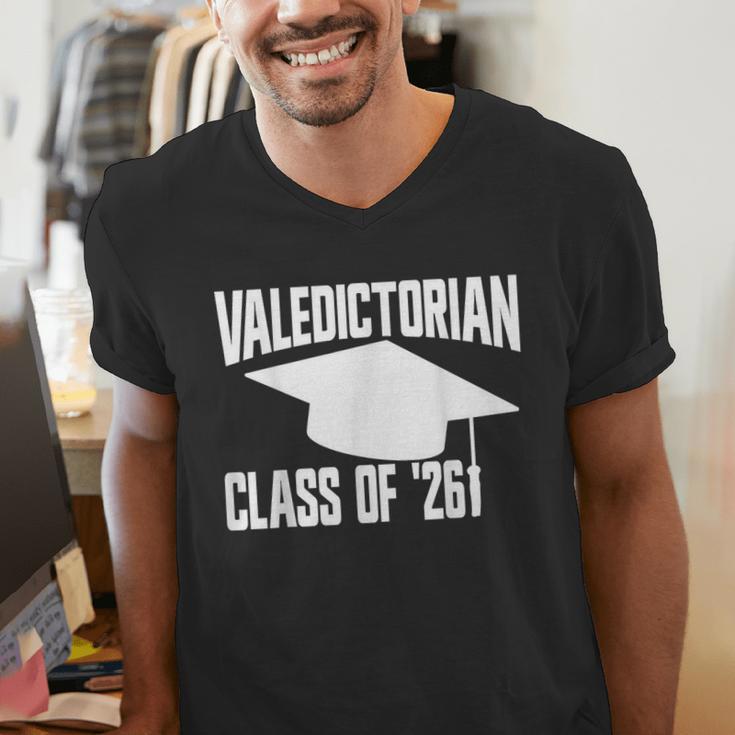 Valedictorian Class Of '26 Graduation 2026 Valedictorian Men's V-Neck T-Shirt