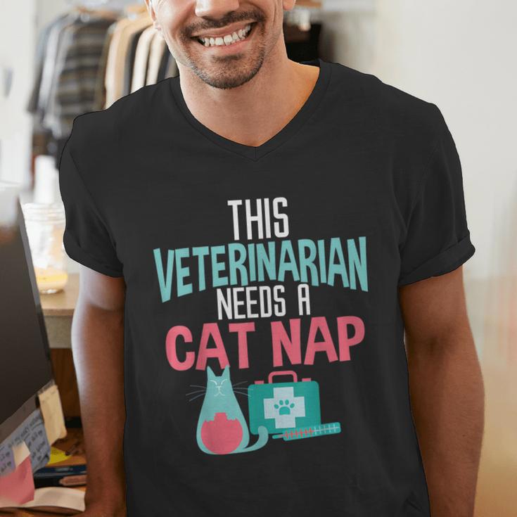 Veterinarian Graduation T-Shirt Men Women Humor Men's V-Neck T-Shirt