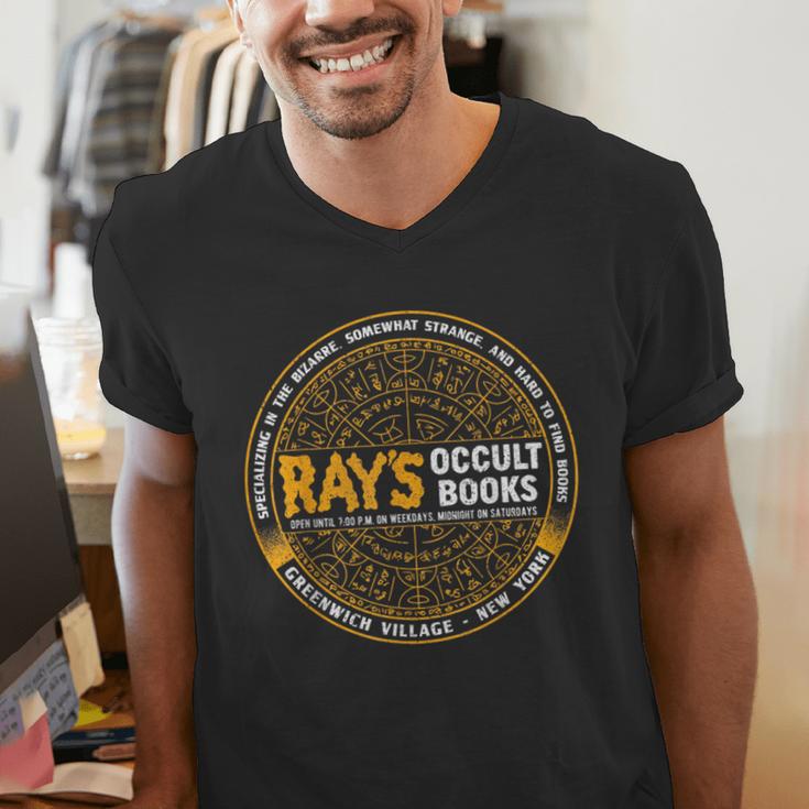Vintage Quote Ray's Occult Retro Spiritual Books Men's V-Neck T-Shirt