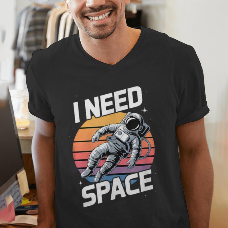 Vintage Space For Introverts I Need Space Men's V-Neck T-Shirt