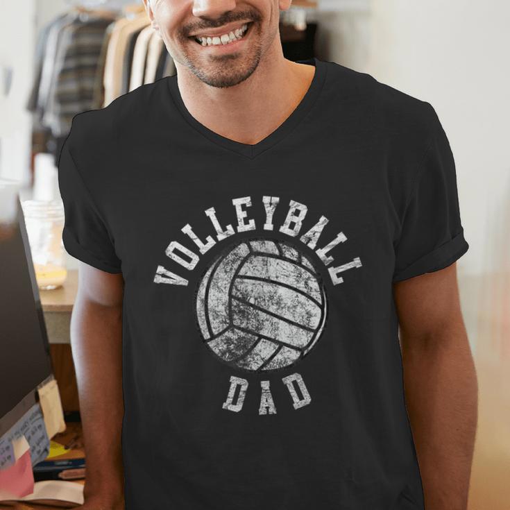 Vintage Volleyball Dad Men's V-Neck T-Shirt