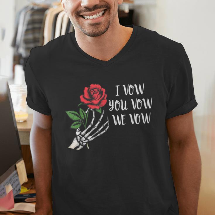 I Vow You Vow We Vow ShirtSmutty Fantasy Dark Romance Book Men's V-Neck T-Shirt I Vow You Vow We Vow ShirtSmutty Fantasy Dark Romance Book Men's V-Neck T-Shirt