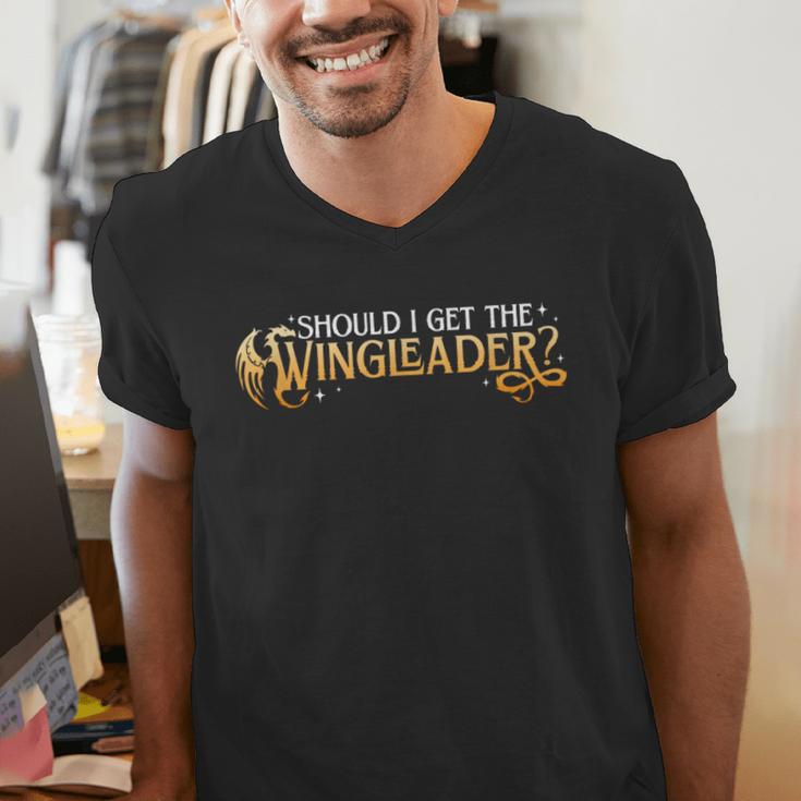 Should I Get The Wingleader Dragon Lover Book Lover Men's V-Neck T-Shirt