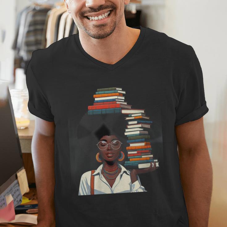 Women's Education Is Freedom Teacher Books Black History Month Men's V-Neck T-Shirt Women's Education Is Freedom Teacher Books Black History Month Men's V-Neck T-Shirt