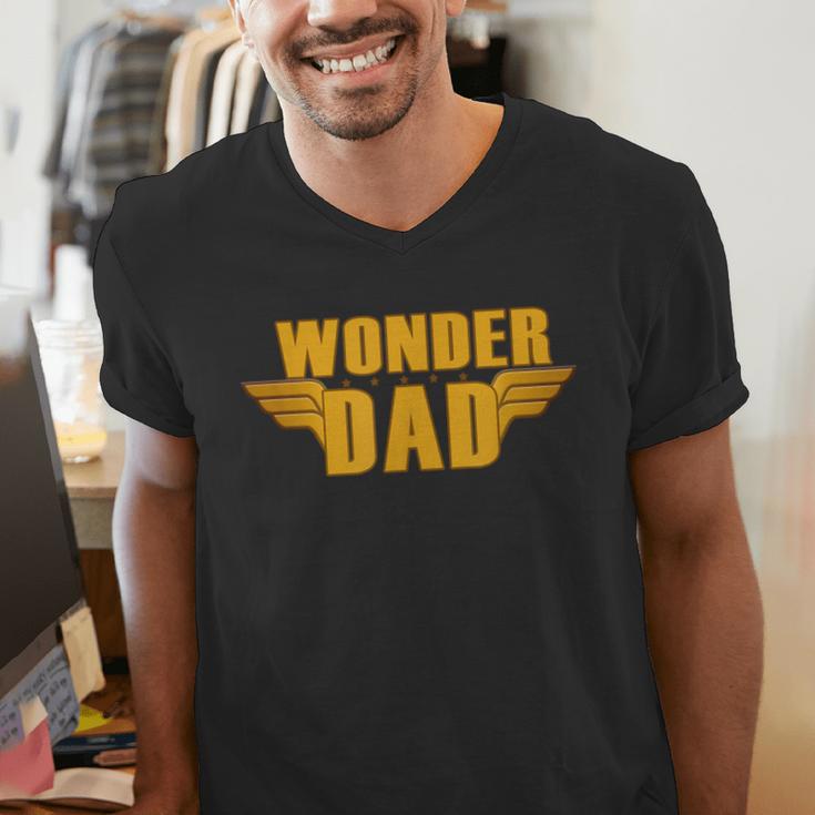 Wonder Dad Men's V-Neck T-Shirt