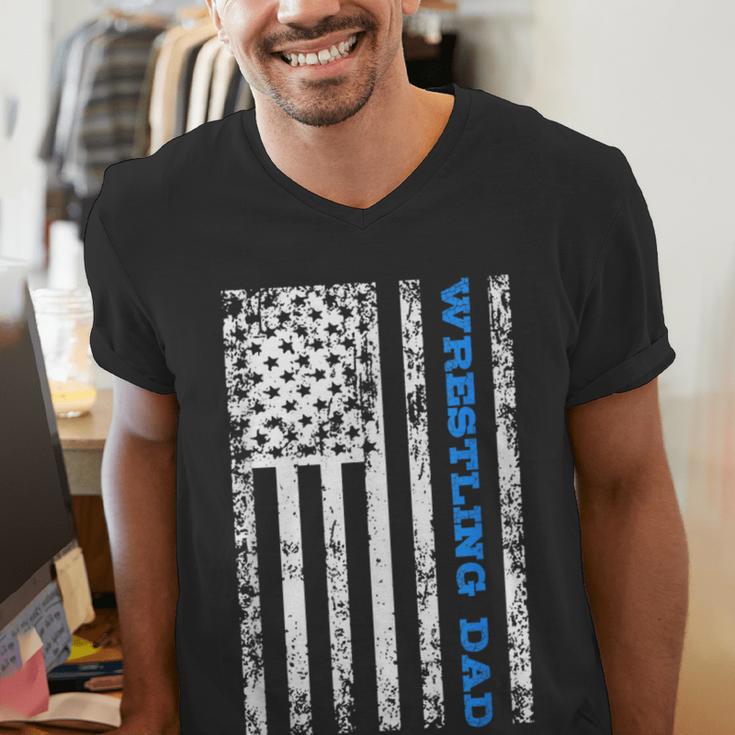 Wrestling Dad Men's V-Neck T-Shirt