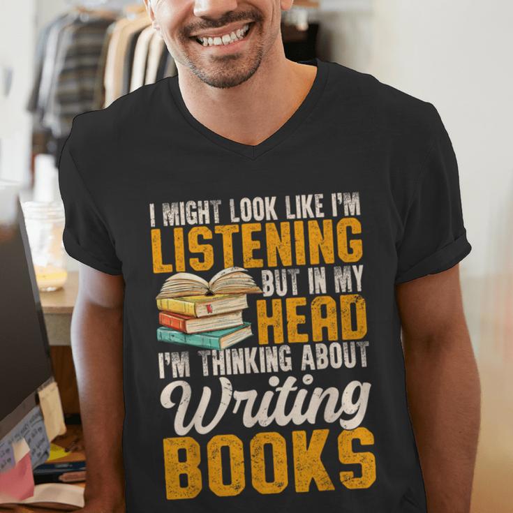 Writer Book Published Author Writers Men Women Men's V-Neck T-Shirt