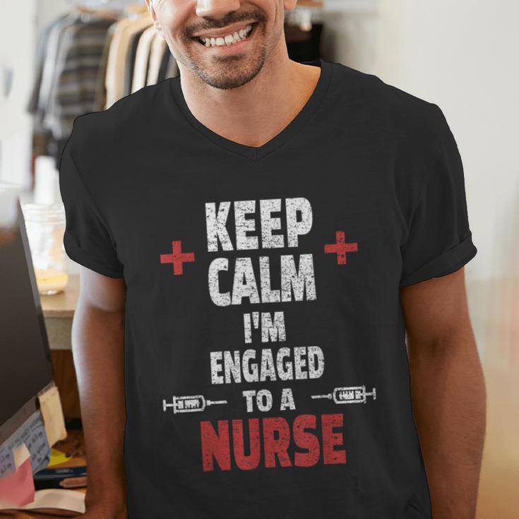 Xmas Nurse Graduation Keep Calm I'm Almost A Nurse Men's V-Neck T-Shirt