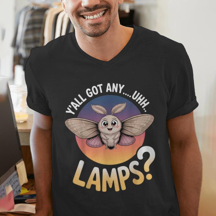 Y'All Got AnyUhhLamps Introvert Humor Casual Men's V-Neck T-Shirt Y'All Got AnyUhhLamps Introvert Humor Casual Men's V-Neck T-Shirt