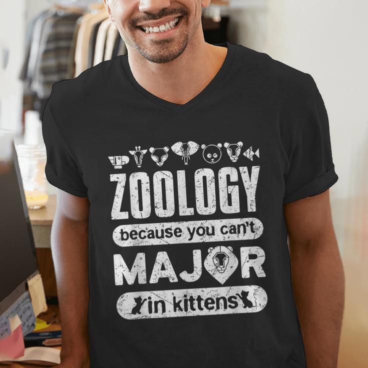 Zoology Major Graduation Zoology Quote Men's V-Neck T-Shirt