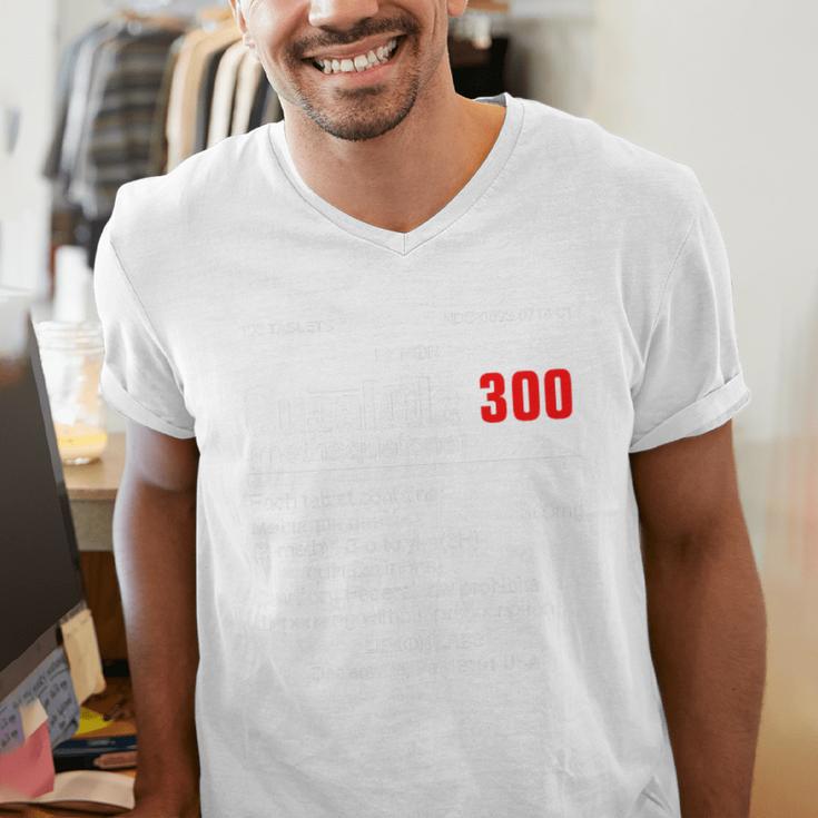 1970's Lemon Labs Quaalude 300 Label Reproduction Nostalgia Premium Tri-Blend Men's V-Neck T-Shirt