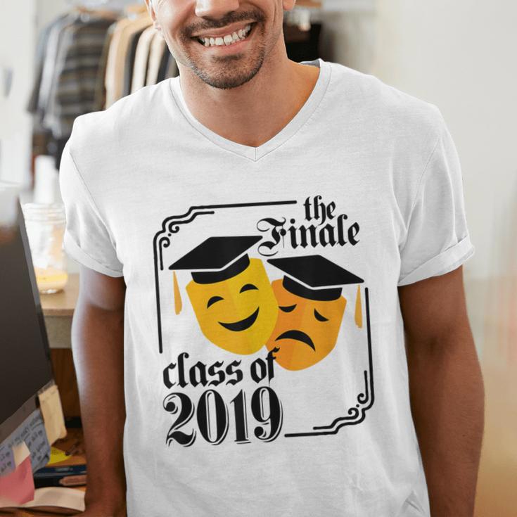 2020 Graduation Shirt Theater Drama Tshirt Senior Men's V-Neck T-Shirt