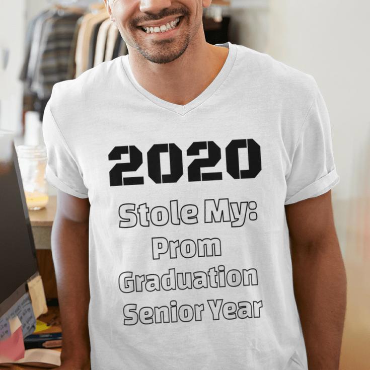 2020 Stole My Prom Graduation Senior Year Class Of 2020 Men's V-Neck T-Shirt