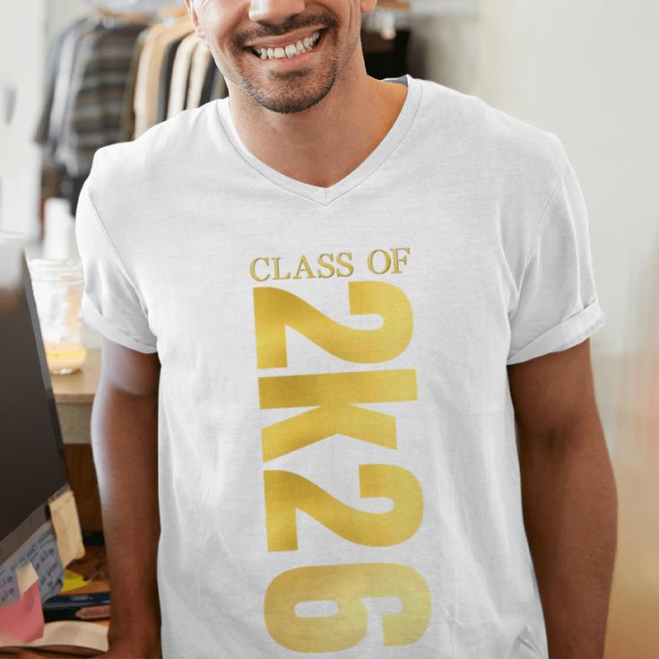 2K26 Class Of 2026 Graduation College Senior Back To School Premium Tri-Blend Men's V-Neck T-Shirt