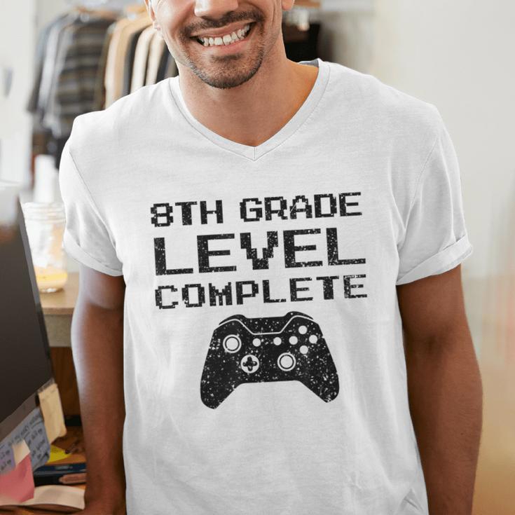 8th Grade Level CompleteShirt Graduation Men's V-Neck T-Shirt