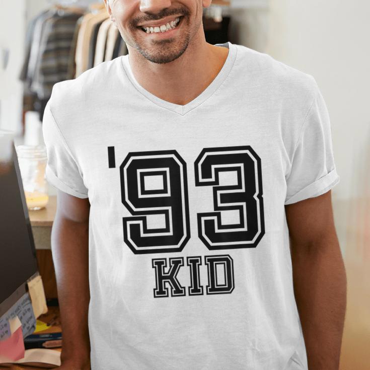'93 Kid Perfect Vintage Retro Nostalgia Gear For Year 1993 Men's V-Neck T-Shirt