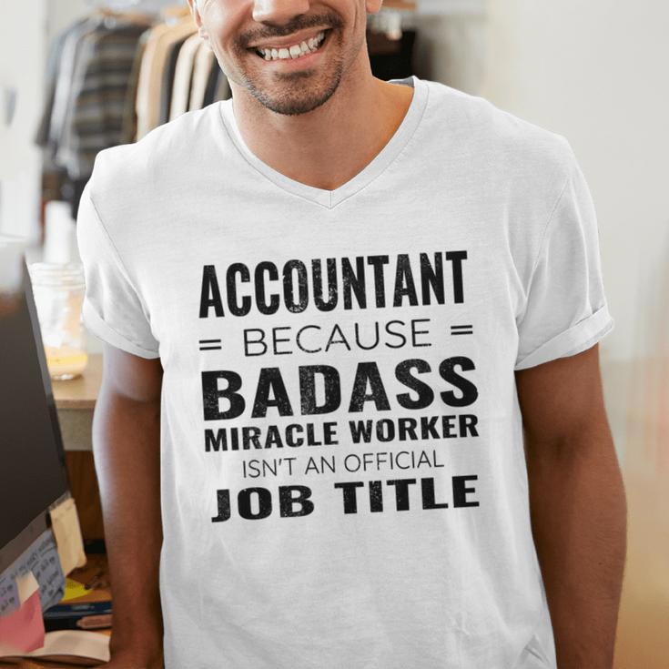 Accountant Graduation Future Accountant Men Women Men's V-Neck T-Shirt