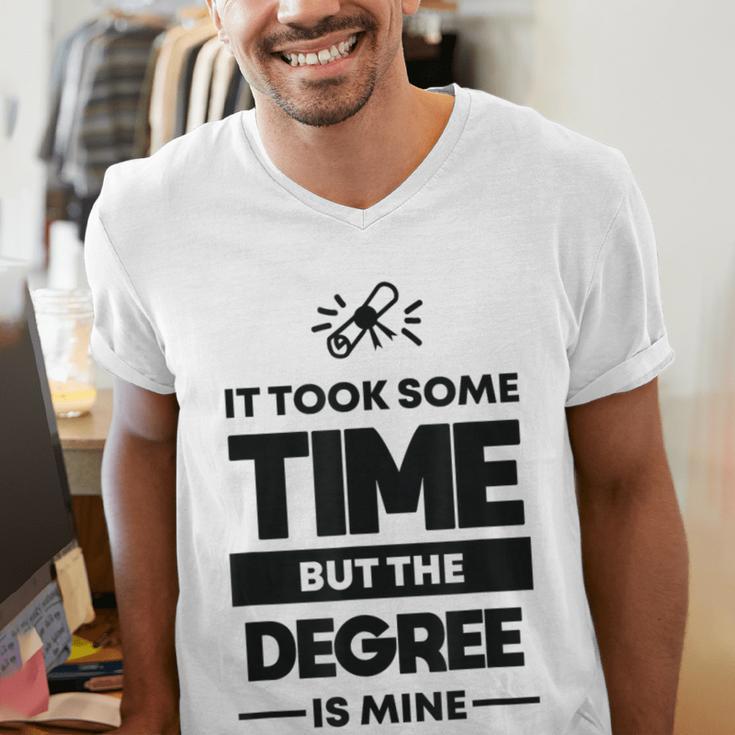 Adult College Graduation Men's V-Neck T-Shirt