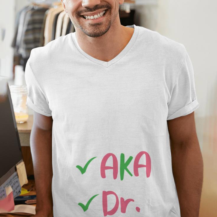 AKA Doctor Medical Worker Appreciation Graduation Men's V-Neck T-Shirt