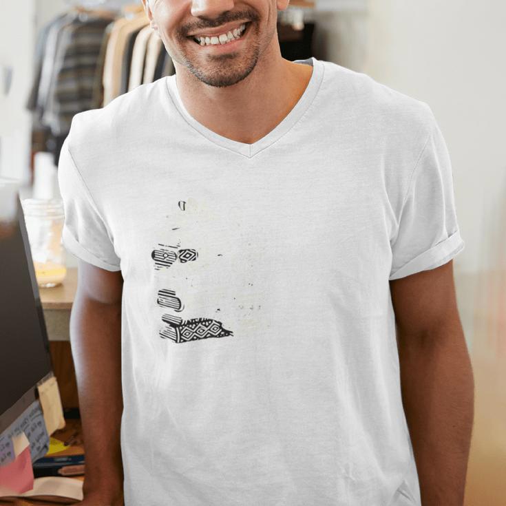 Boho Book Just A Girl Who Loves Books And Coffee Men's V-Neck T-Shirt