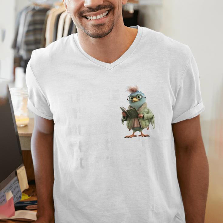 This Is My Book Character Costume Reading For Him & Her Cool Men's V-Neck T-Shirt